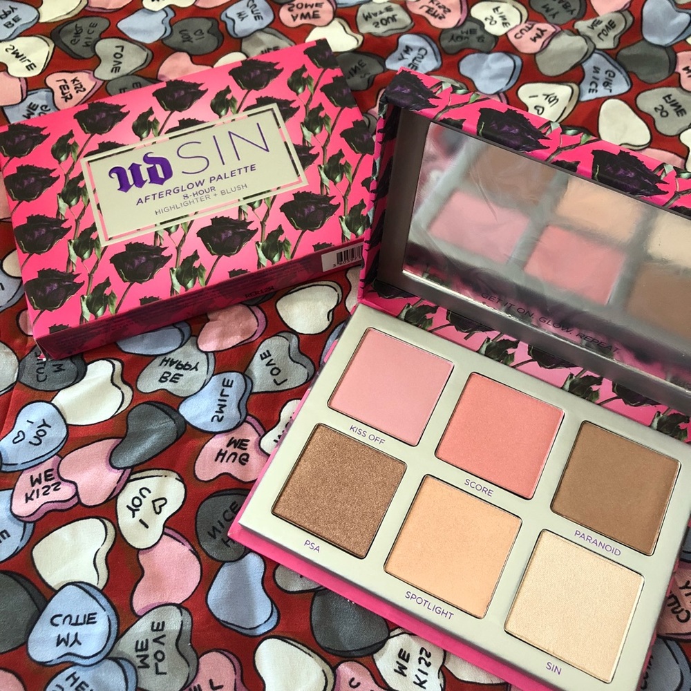 NIB Urban Decay Sin Afterglow Cheek Palette